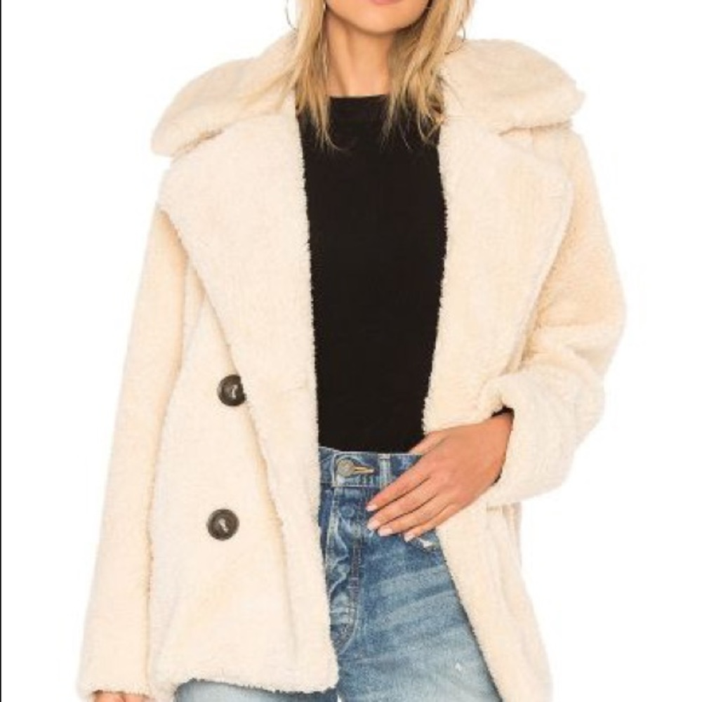 Free people teddy peacoat